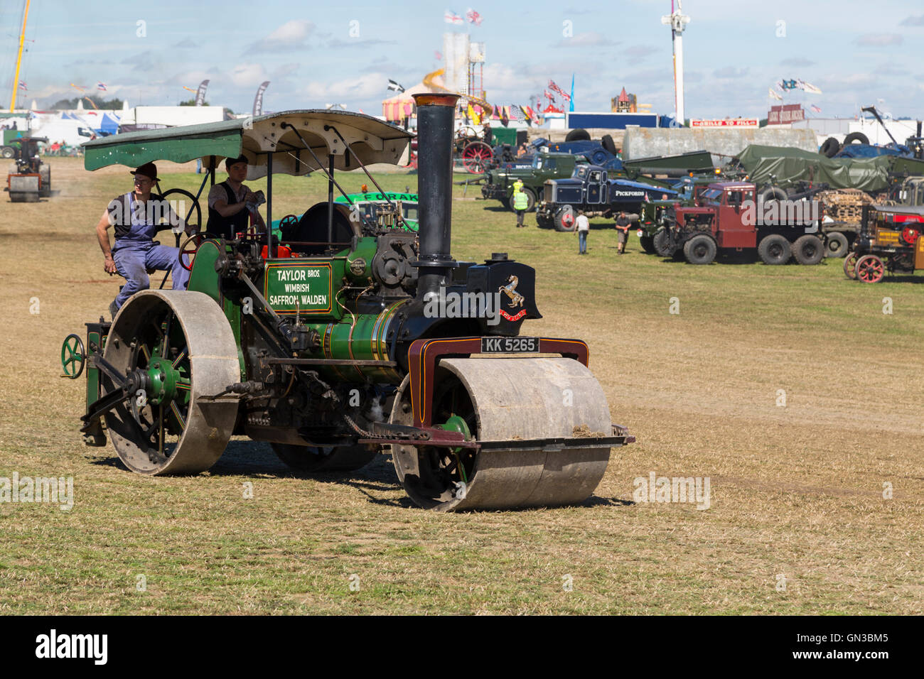 Aveling et porter à vapeur lors de la grande foire de vapeur 2016 Dorset Banque D'Images