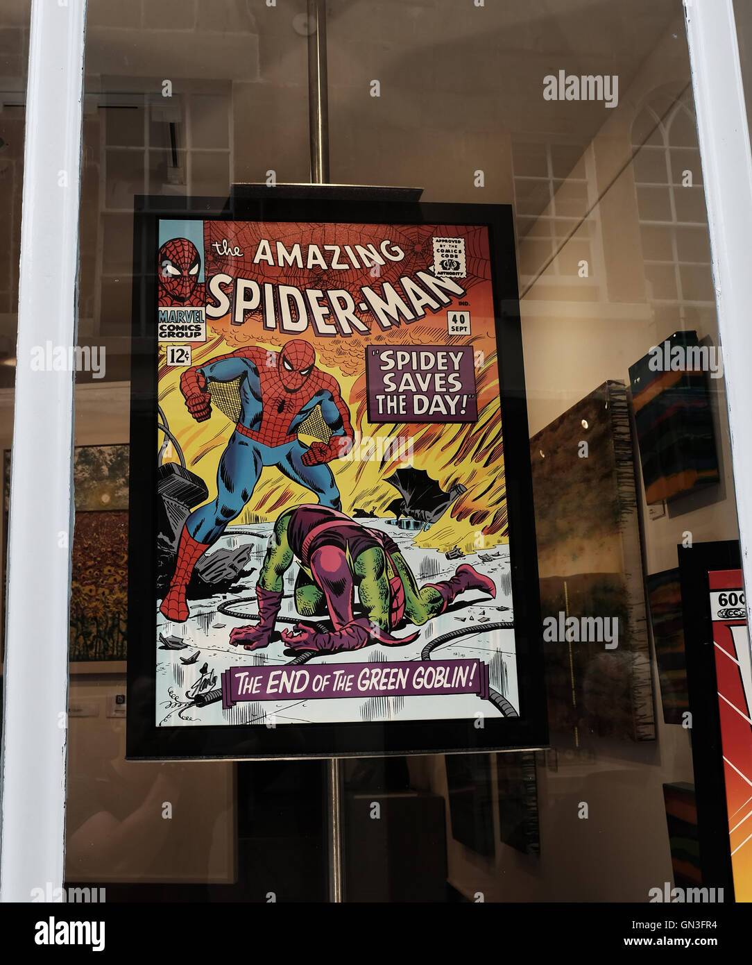 Spiderman Comic Banque D'Images