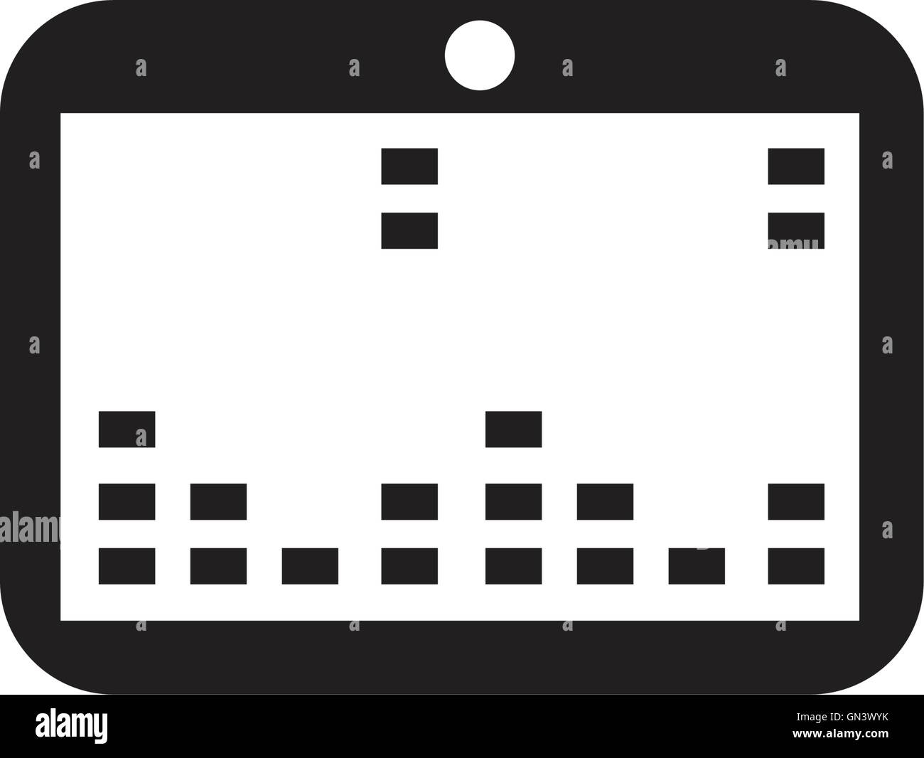 Jeu mobile device Illustration de Vecteur