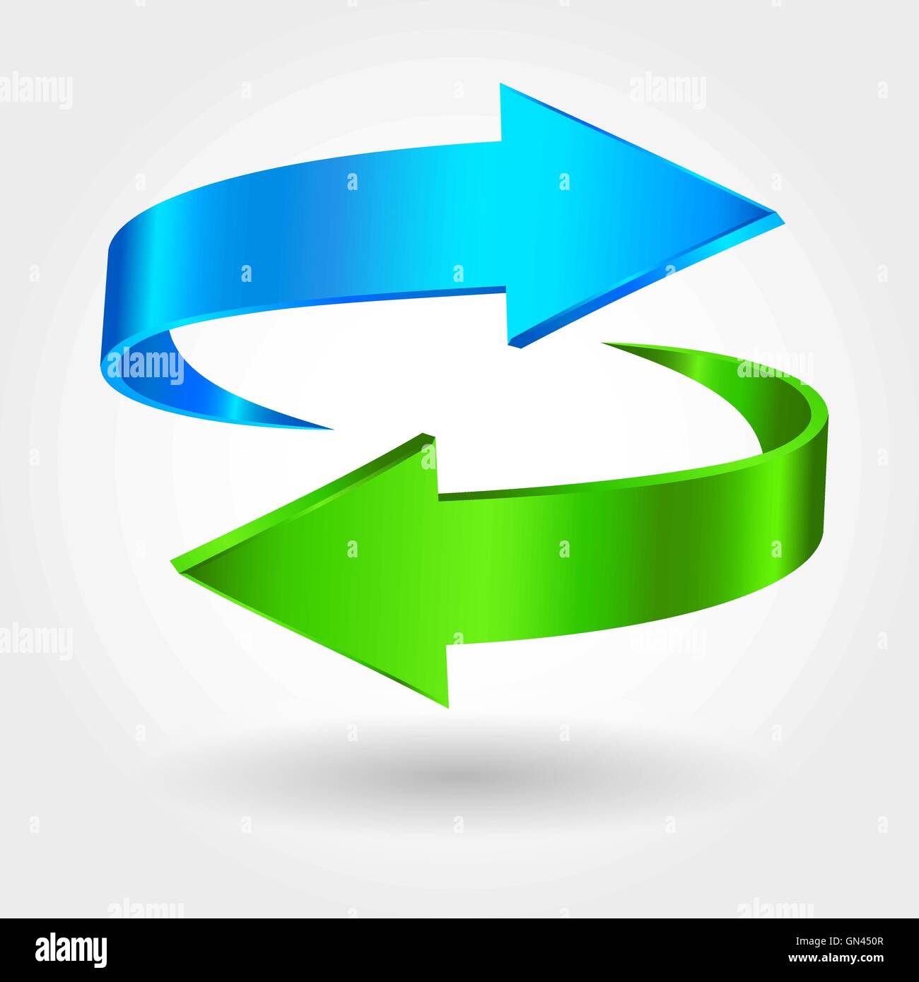 Inscrivez-flèches. Couleur bleu vert Illustration de Vecteur