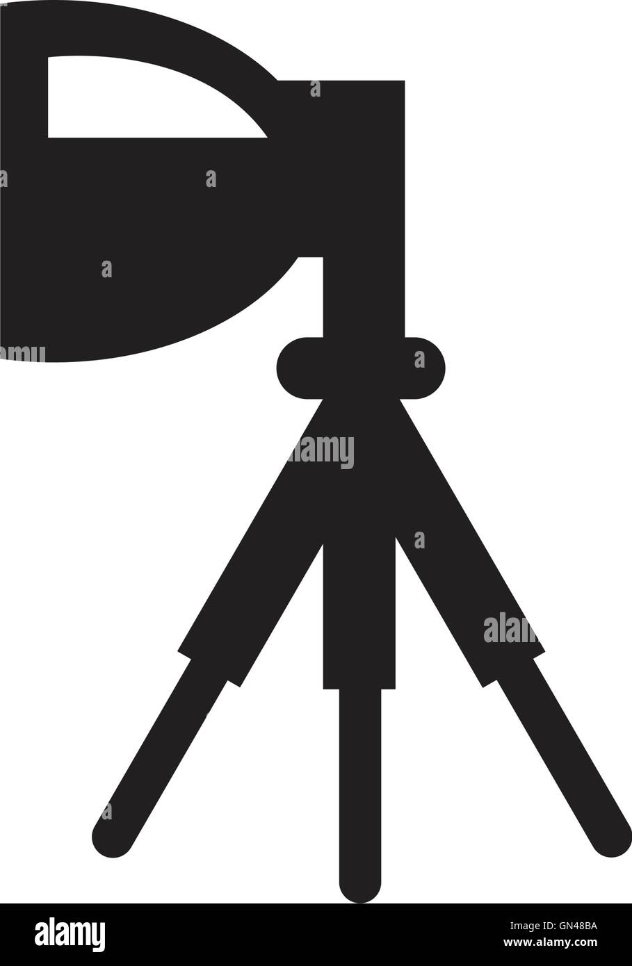 L'icône de la photographie d'éclairage Illustration de Vecteur