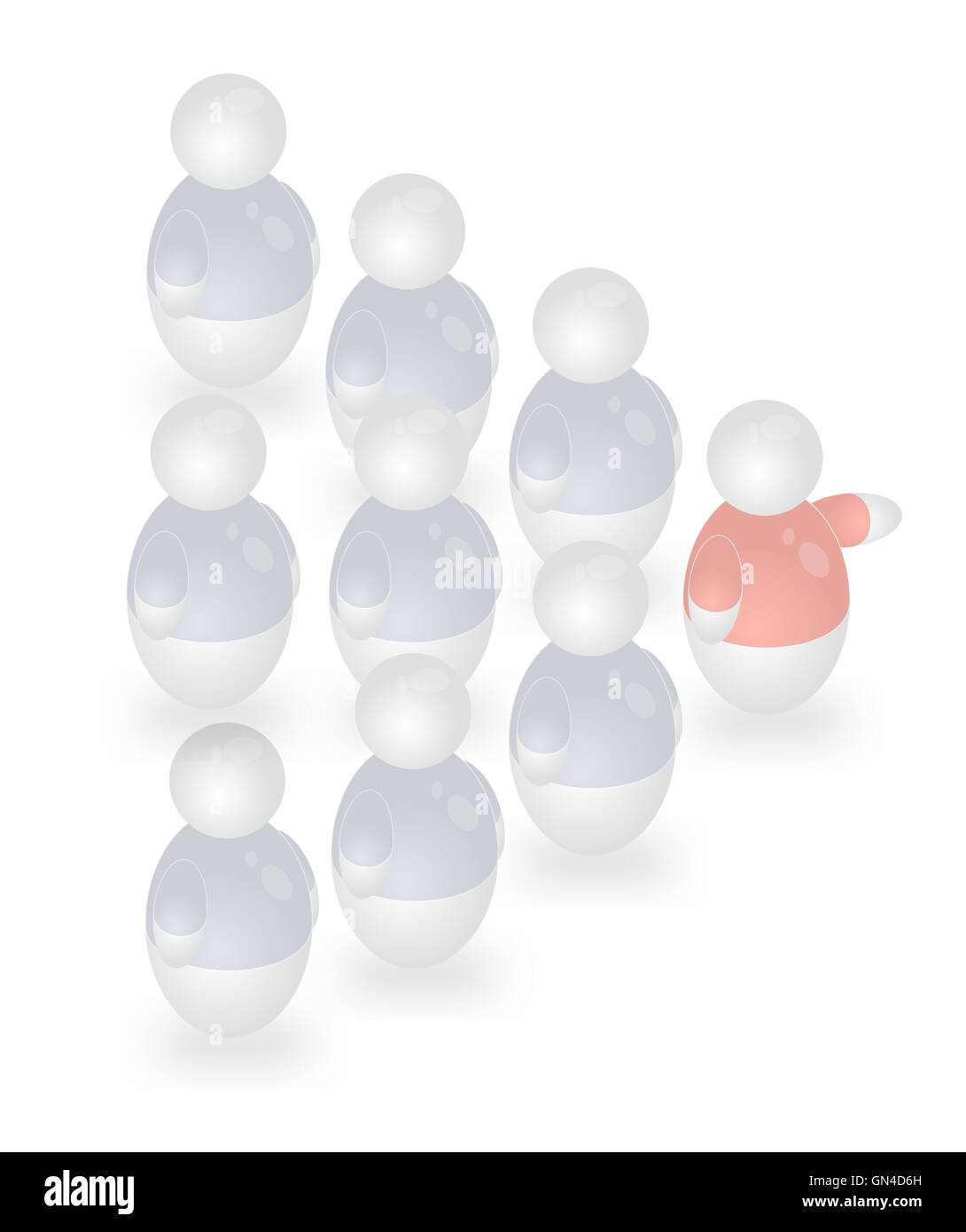 Suis-moi Banque D'Images