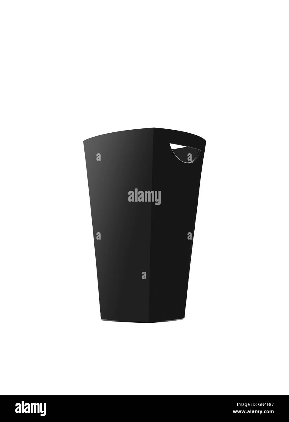 Beau vase sur un fond blanc Banque D'Images