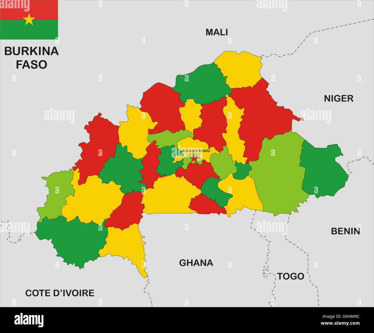 La Carte Du Burkina Faso Photo Stock Alamy La Carte Du Burkina Faso Photo Stock Alamy