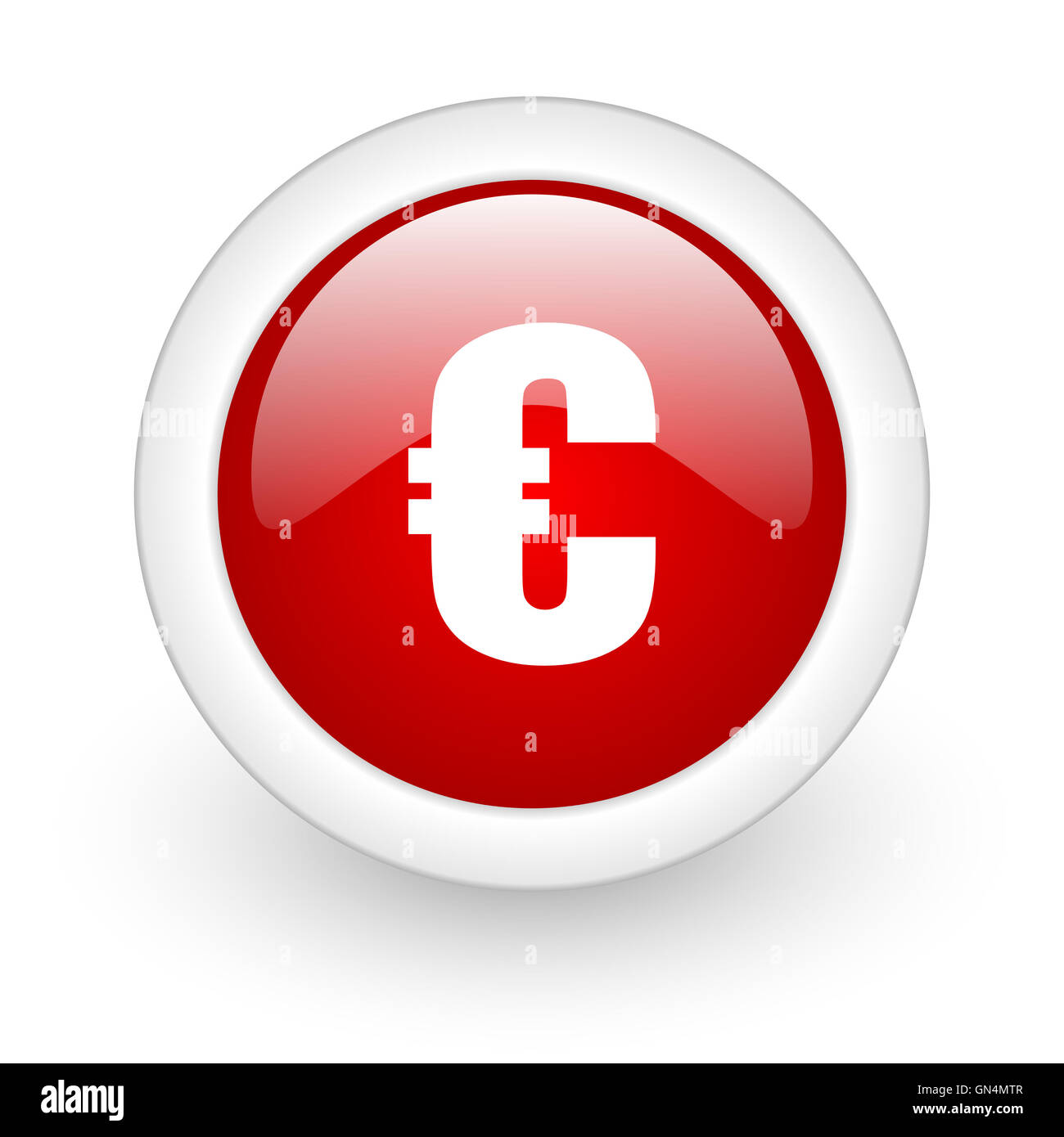 bouton web euro Banque D'Images