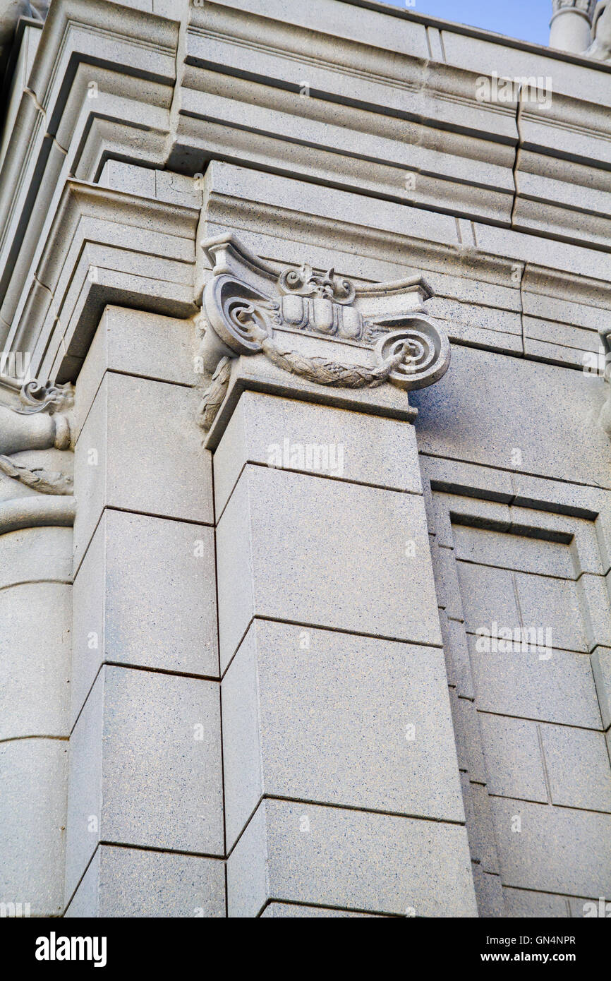 Les colonnes classiques, pilier, Architecture, bâtiment, toit Banque D'Images