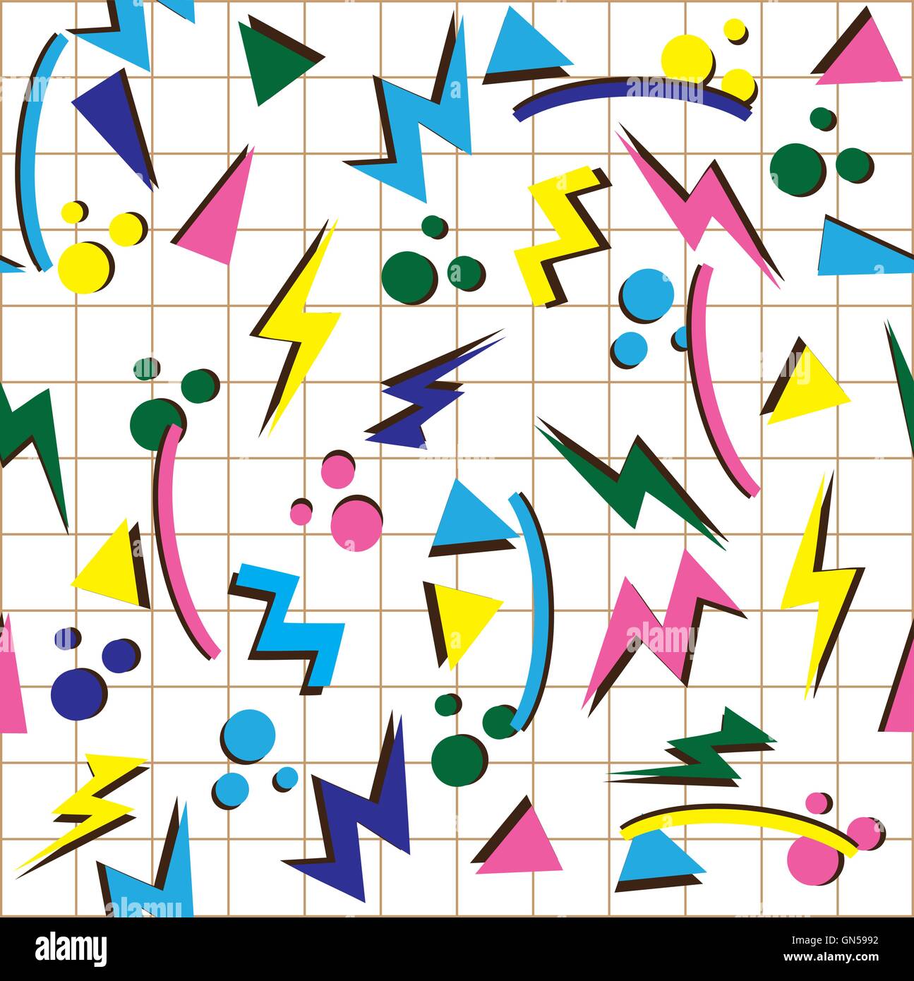 80 s fond Illustration de Vecteur