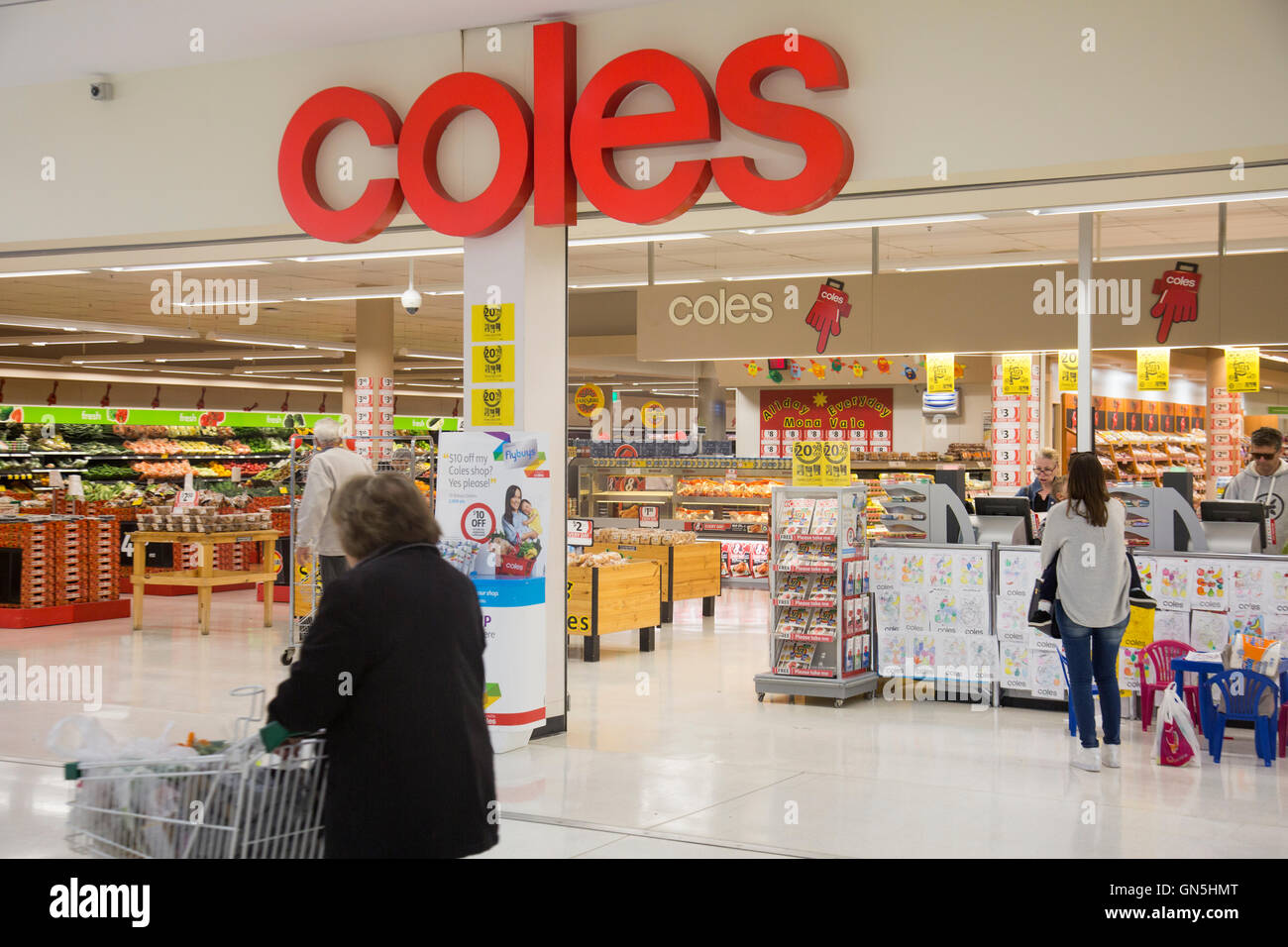 Coles supermarket Banque de photographies et d’images à haute
