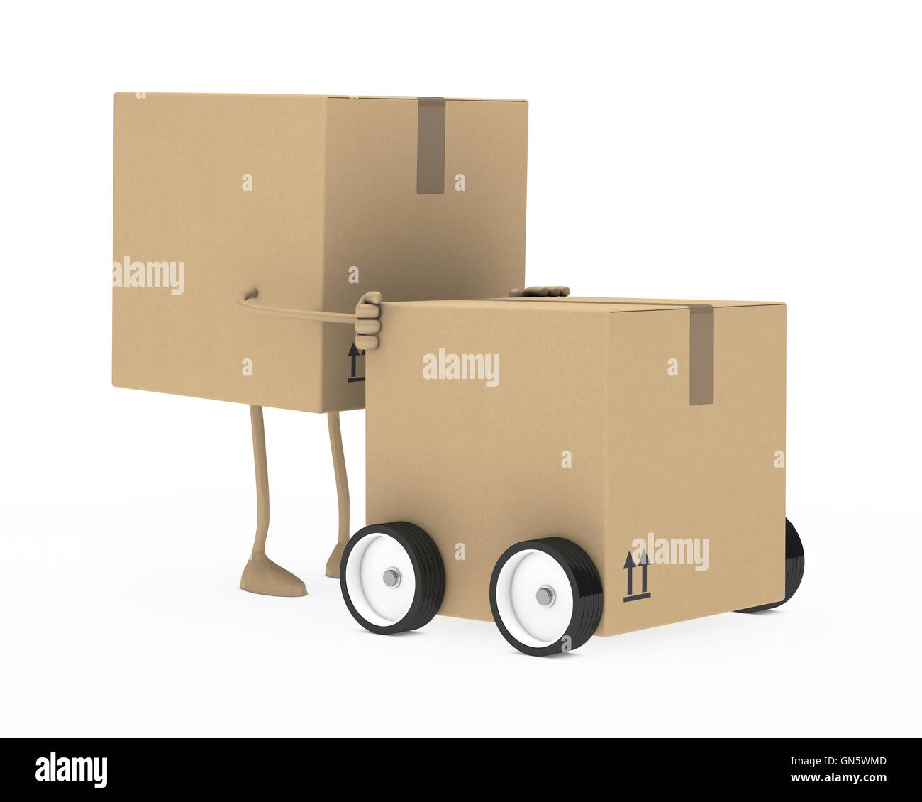 figure de paquet Banque D'Images