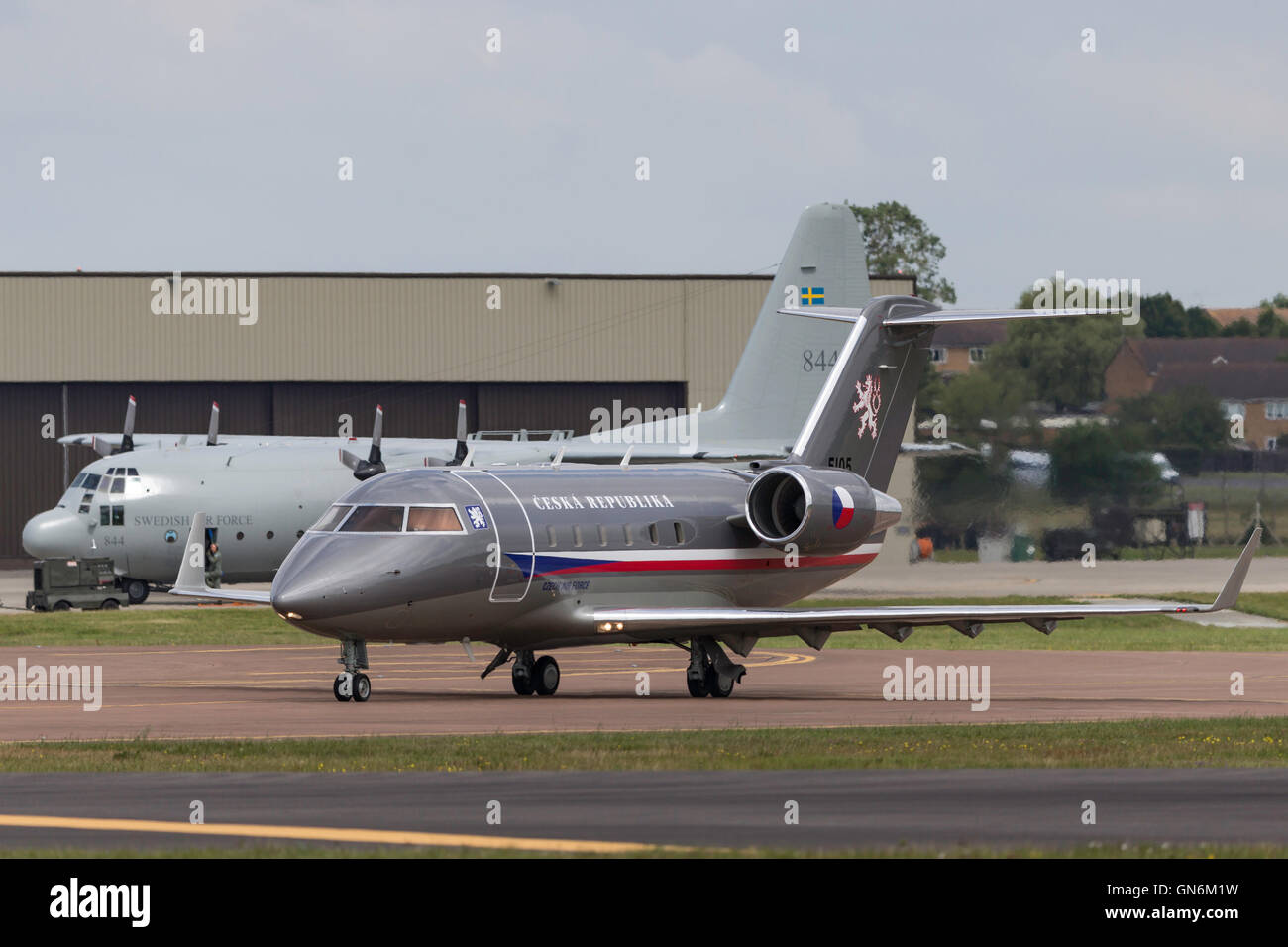 République tchèque (Vzdusné síly.Armády 30 Ceské republiky) Canadair Challenger 601-3UN AVION VIP Banque D'Images