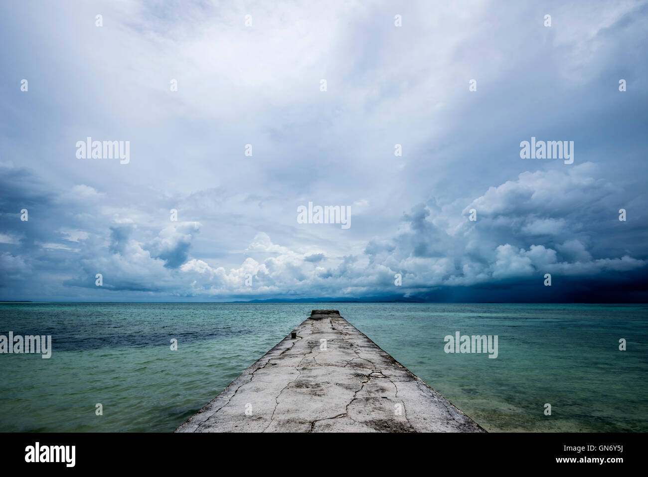 Mer de l'île de Taketomi, Okinawa, Japon Banque D'Images