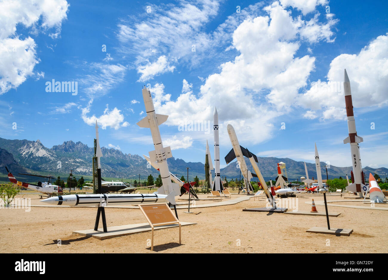 White Sands Missile Range Museum Banque D'Images