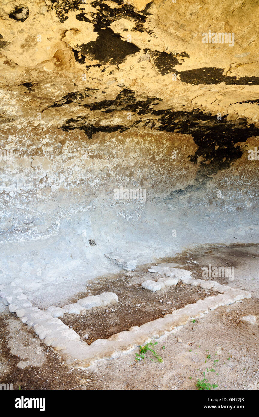 Gila Cliff dwellings National Monument Banque D'Images