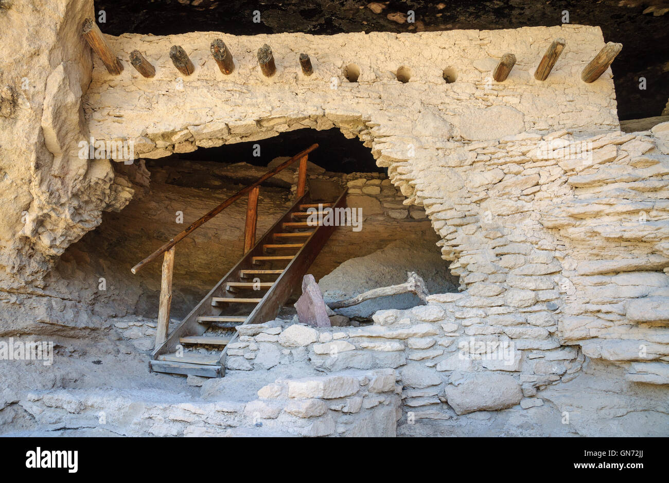 Gila Cliff dwellings National Monument Banque D'Images