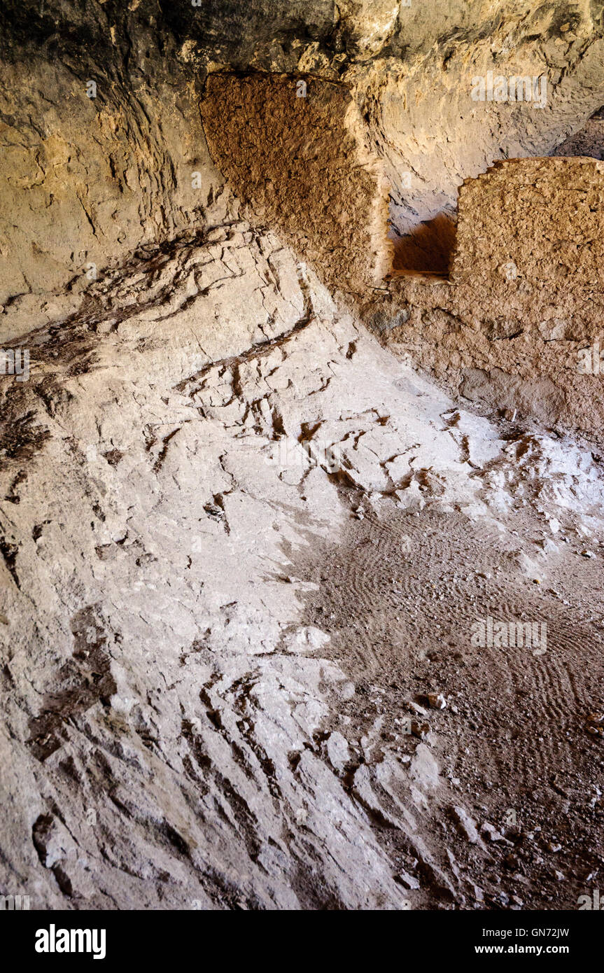 Gila Cliff dwellings National Monument Banque D'Images