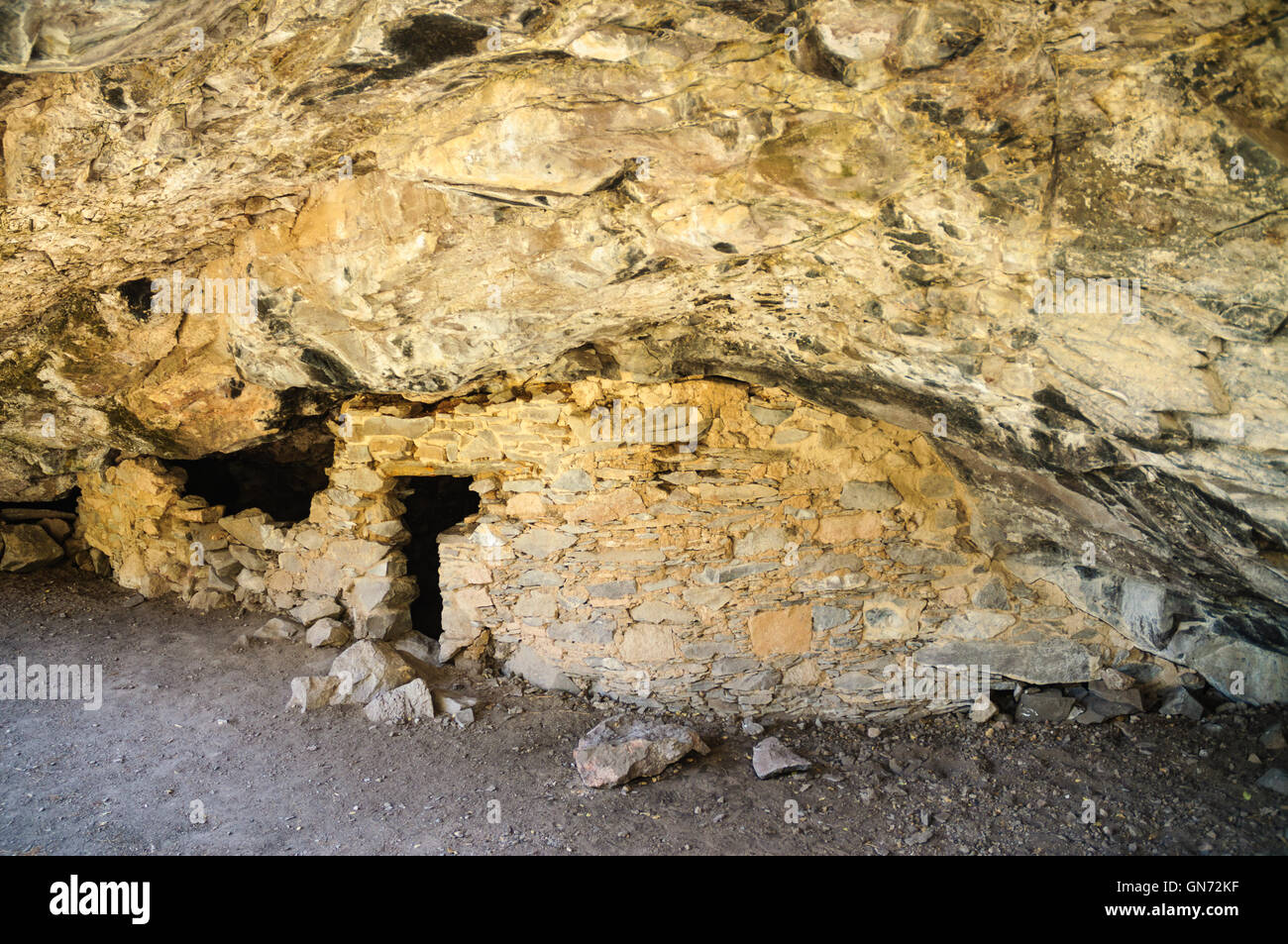 Gila Cliff dwellings National Monument Banque D'Images