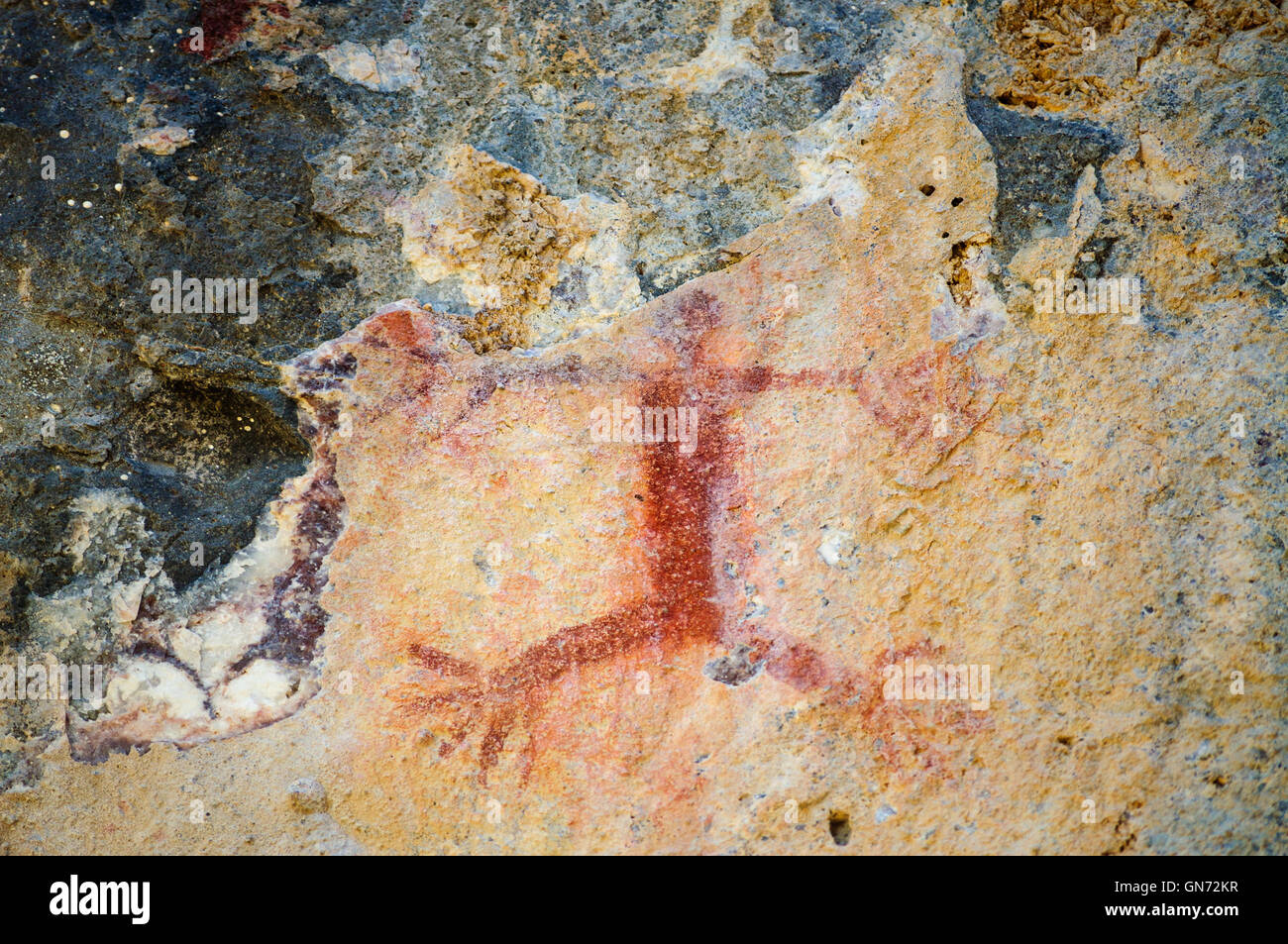 Gila Cliff dwellings National Monument Banque D'Images