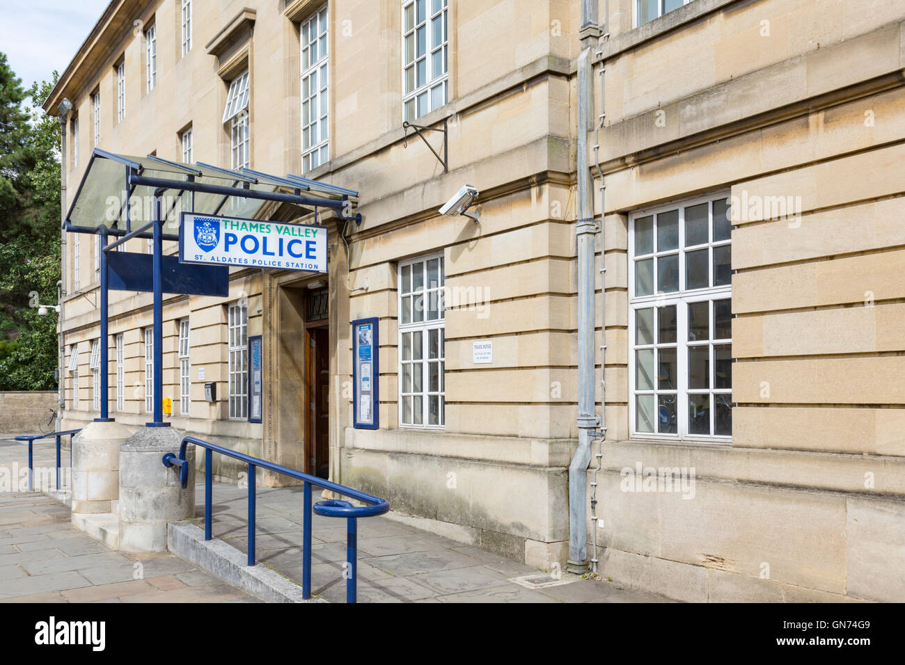 St Aldates de Police, Thames Valley Police, Oxford, Oxfordshire, England, UK Banque D'Images