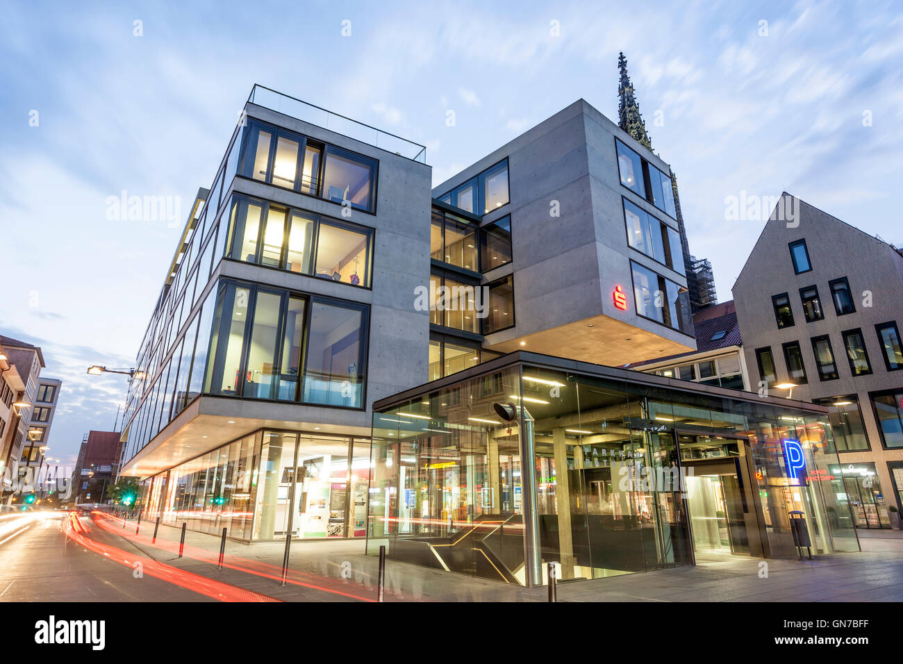 Immeuble moderne de l'Ulm, Allemagne Banque D'Images