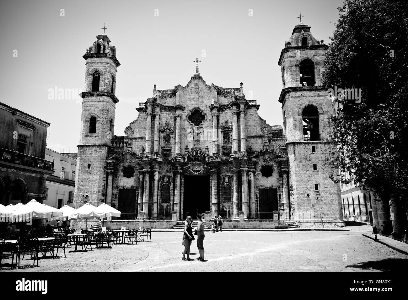 Cathédrale de La Havane, Cuba Banque D'Images