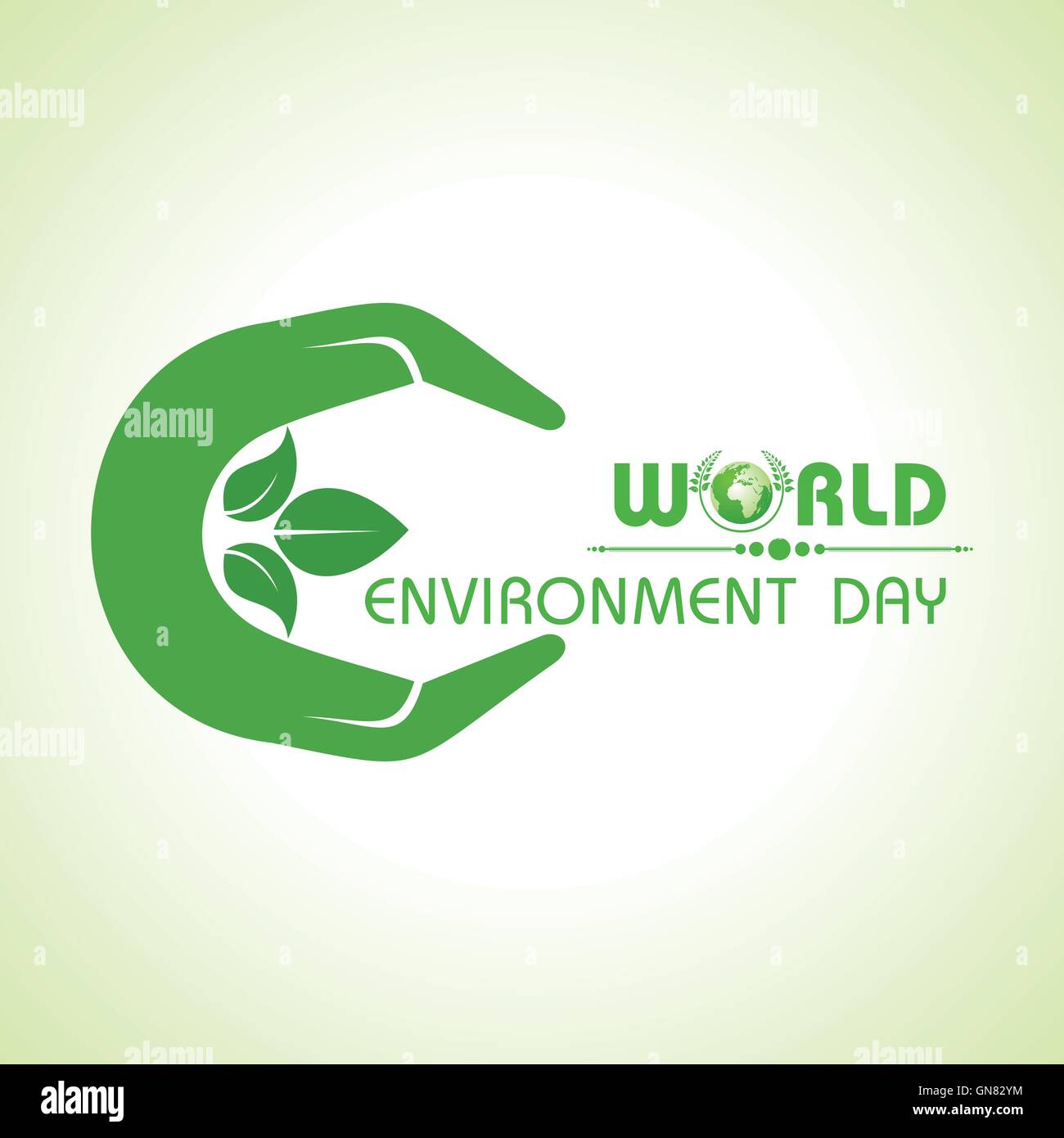 La journée mondiale de l'environnement de conception de souhaits vecteur stock Illustration de Vecteur