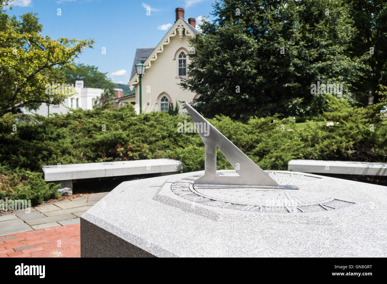 Cadran solaire, l'USMA, West Point, NY Banque D'Images