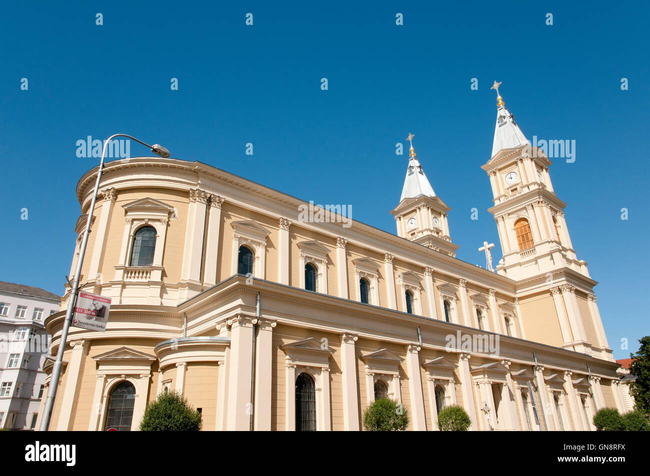 Cathédrale du Divin Sauveur - Ostrava - République Tchèque Banque D'Images