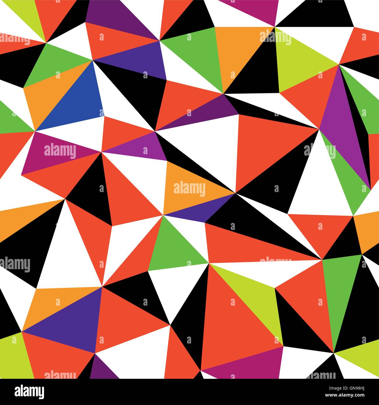 Motif coloré Triangle, continu Illustration de Vecteur