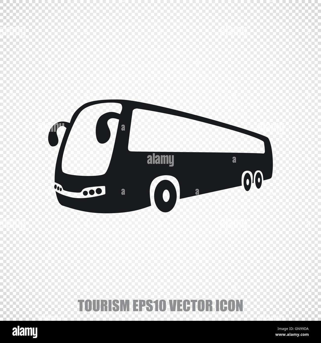 Billet d'autobus vecteur icône. Design plat moderne. Illustration de Vecteur