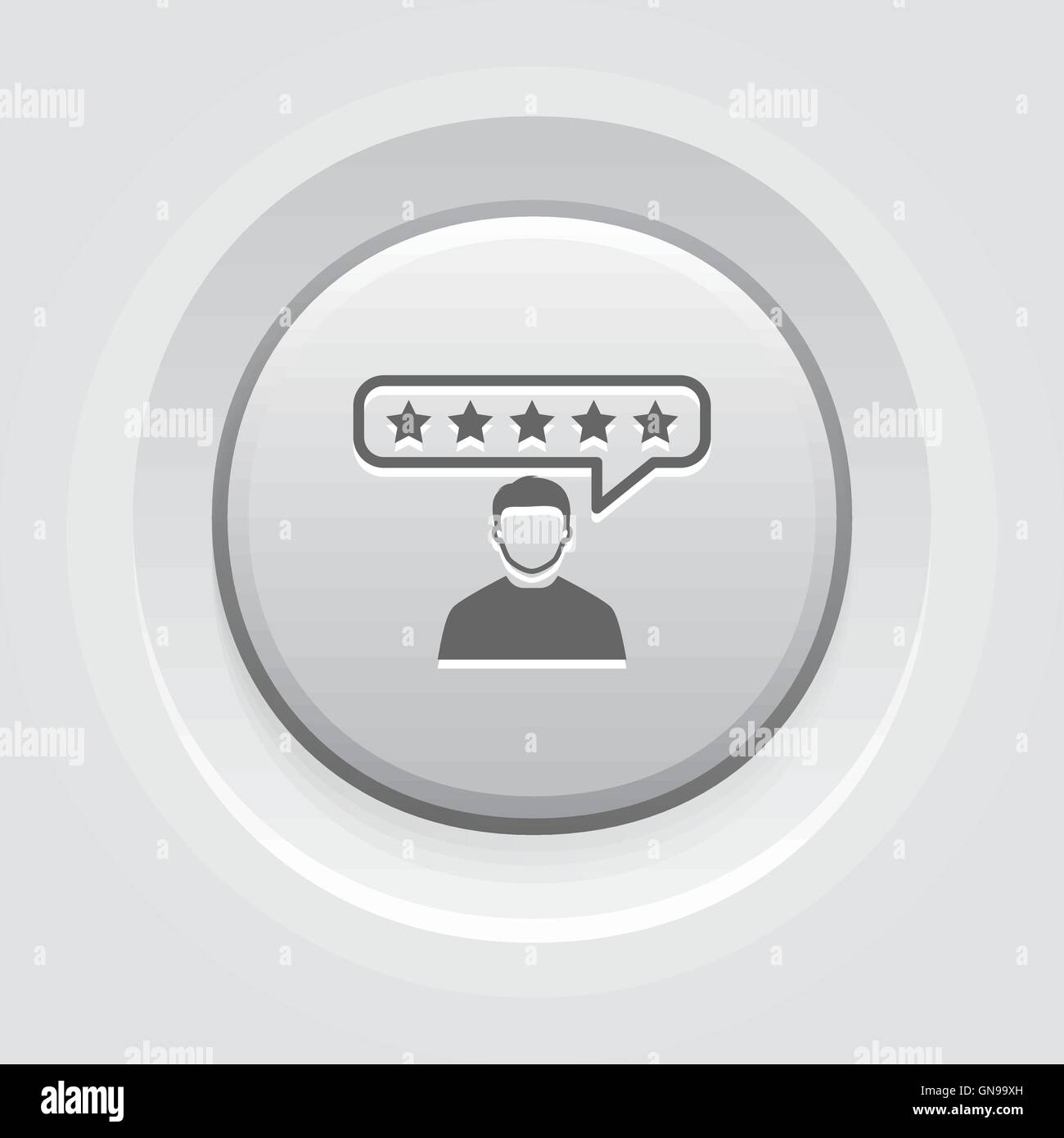 Customer Reviews Icon Illustration de Vecteur