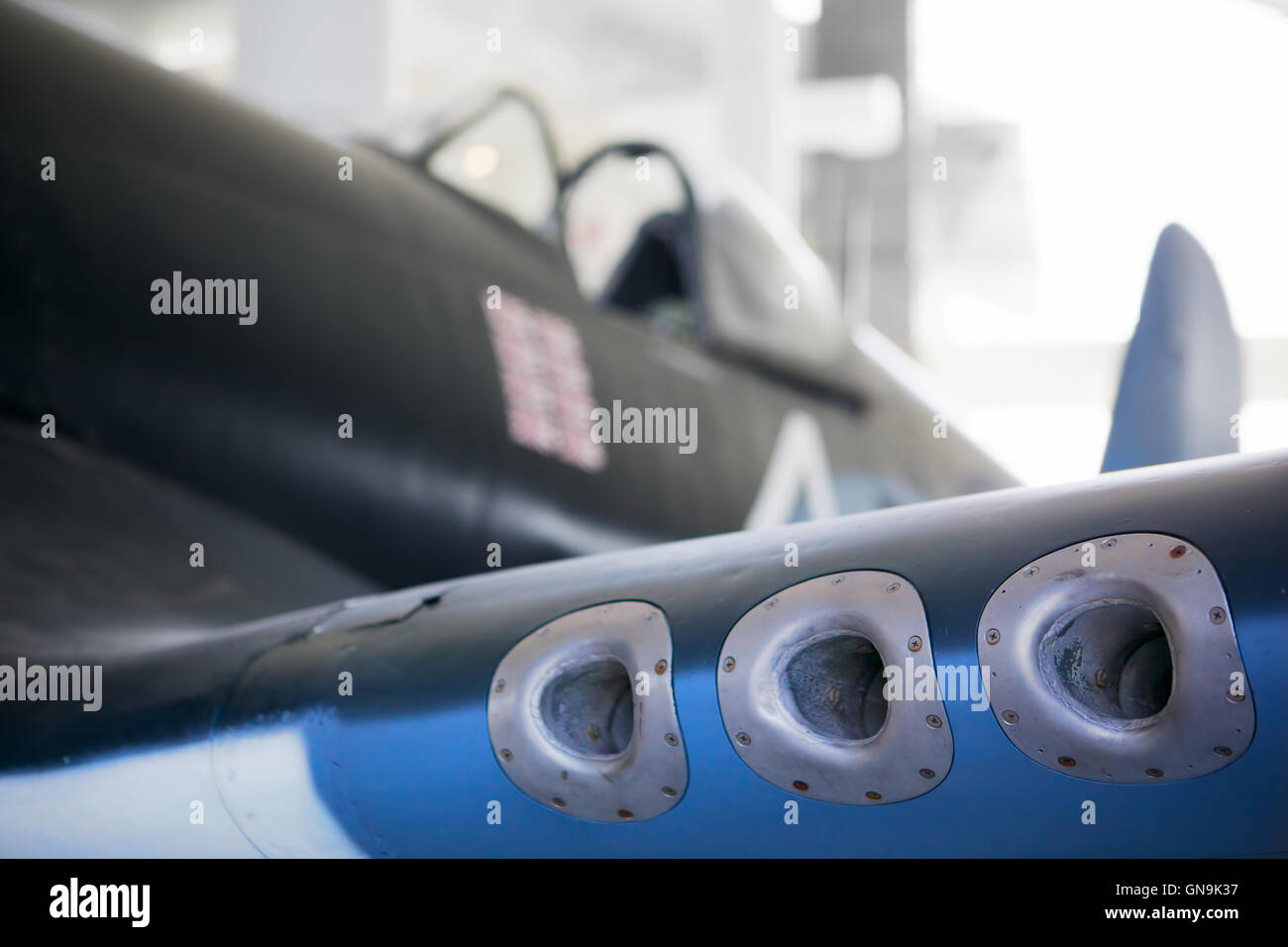 WWII Fighter Canon Banque D'Images