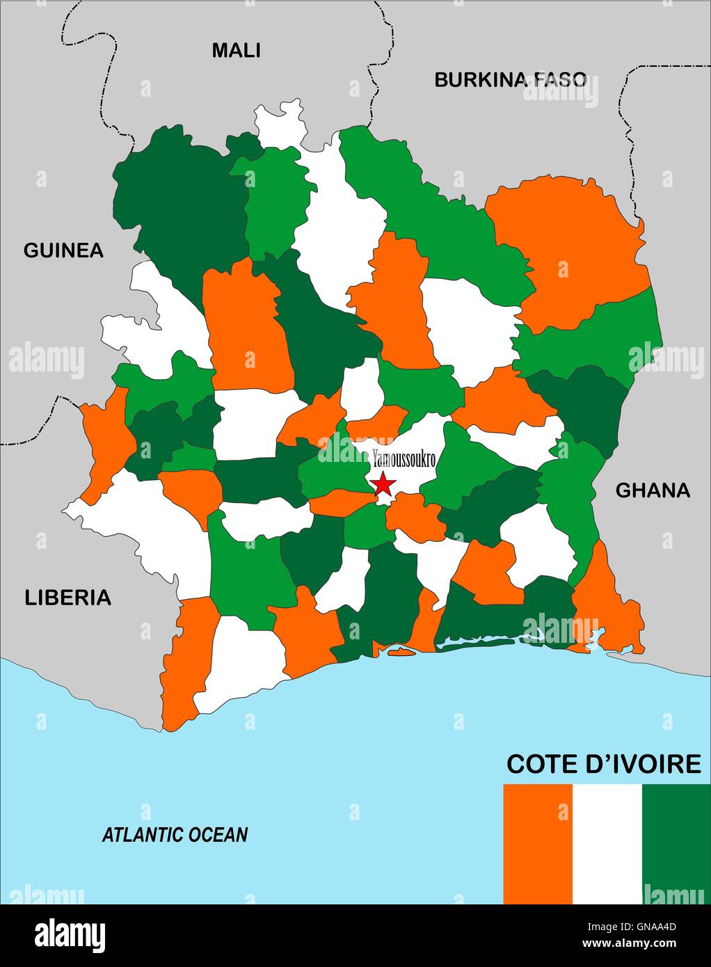 Cote d'ivoire site Banque D'Images