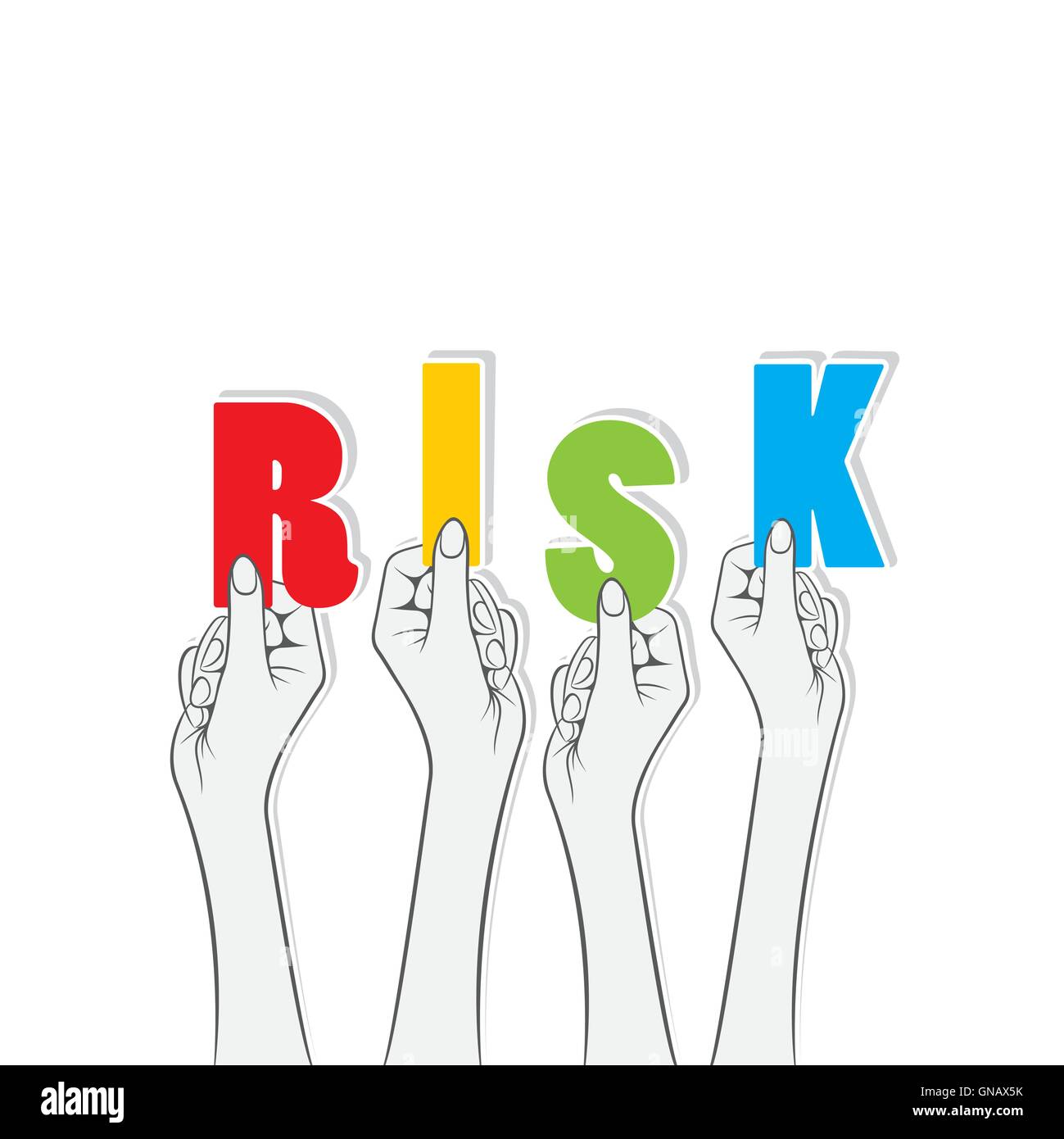 Risk assessment abstract Banque d'images vectorielles - Alamy