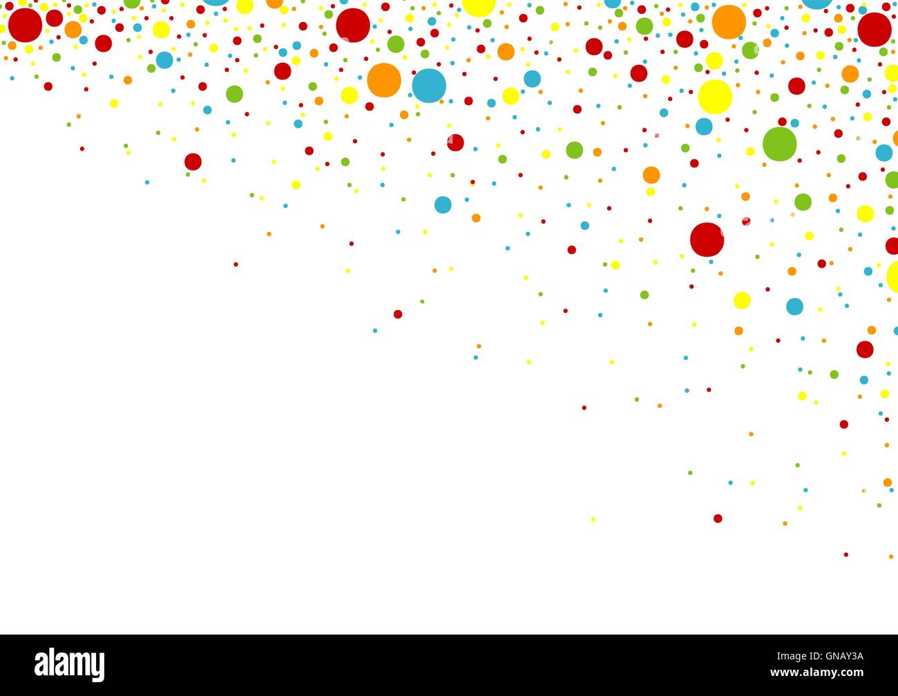 Arrière-plan de confettis Illustration de Vecteur