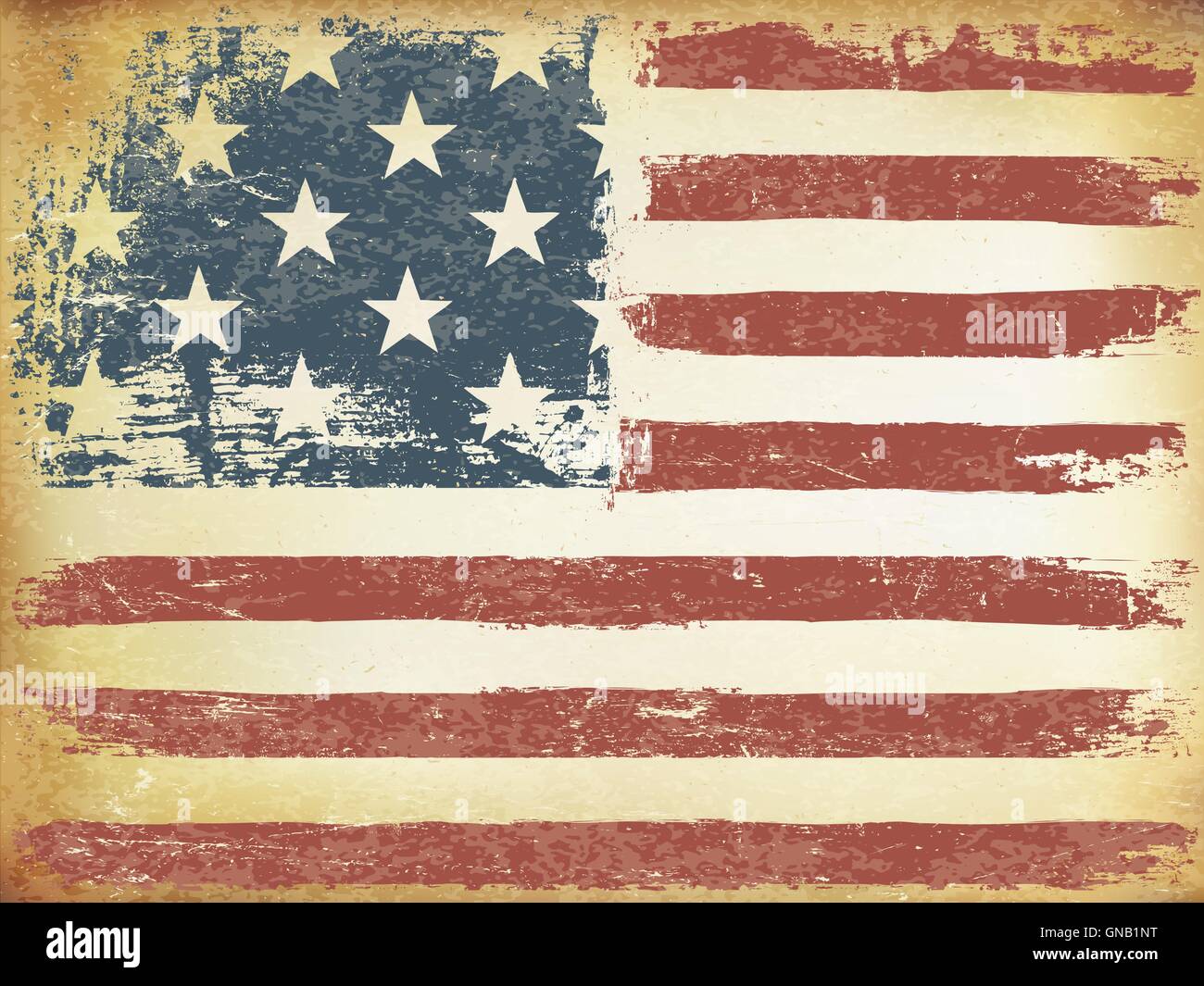 Le thème de fond du drapeau américain. Grunge Vector de modèle. Ho Illustration de Vecteur