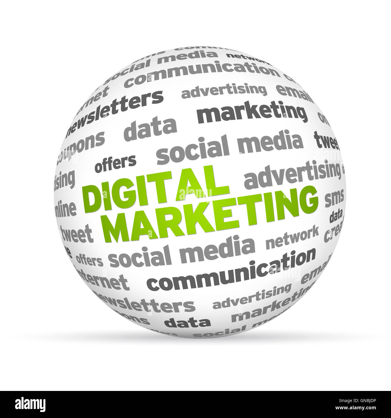 Marketing numérique Banque D'Images