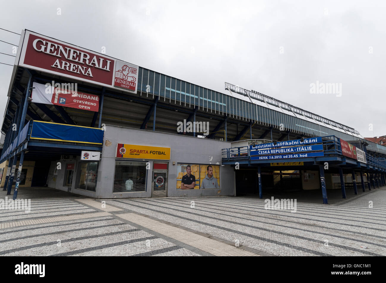 Generali Arena est un stade de football à Prague. C'est le lieu de l'accueil et souvent le Sparta Prague accueil stade de la République tchèque Banque D'Images
