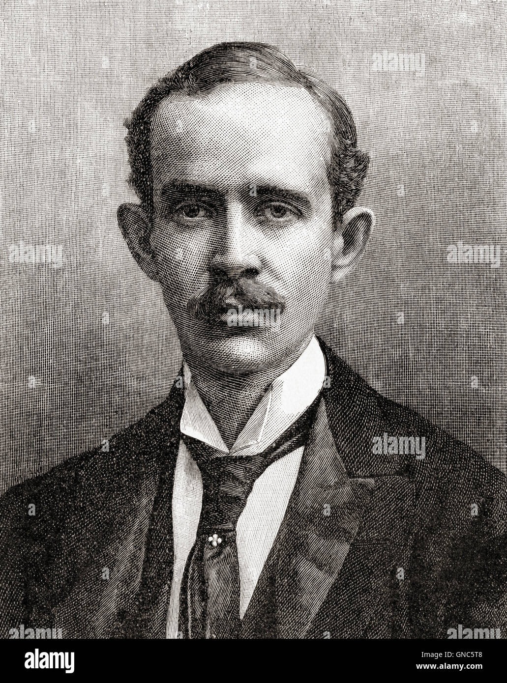 Hugh Richard Heathcote Gascoyne-Cecil, 1er baron Quickswood, 1869 - 1956, alias Lord Hugh Cecil. Parti conservateur britannique, homme politique. Banque D'Images