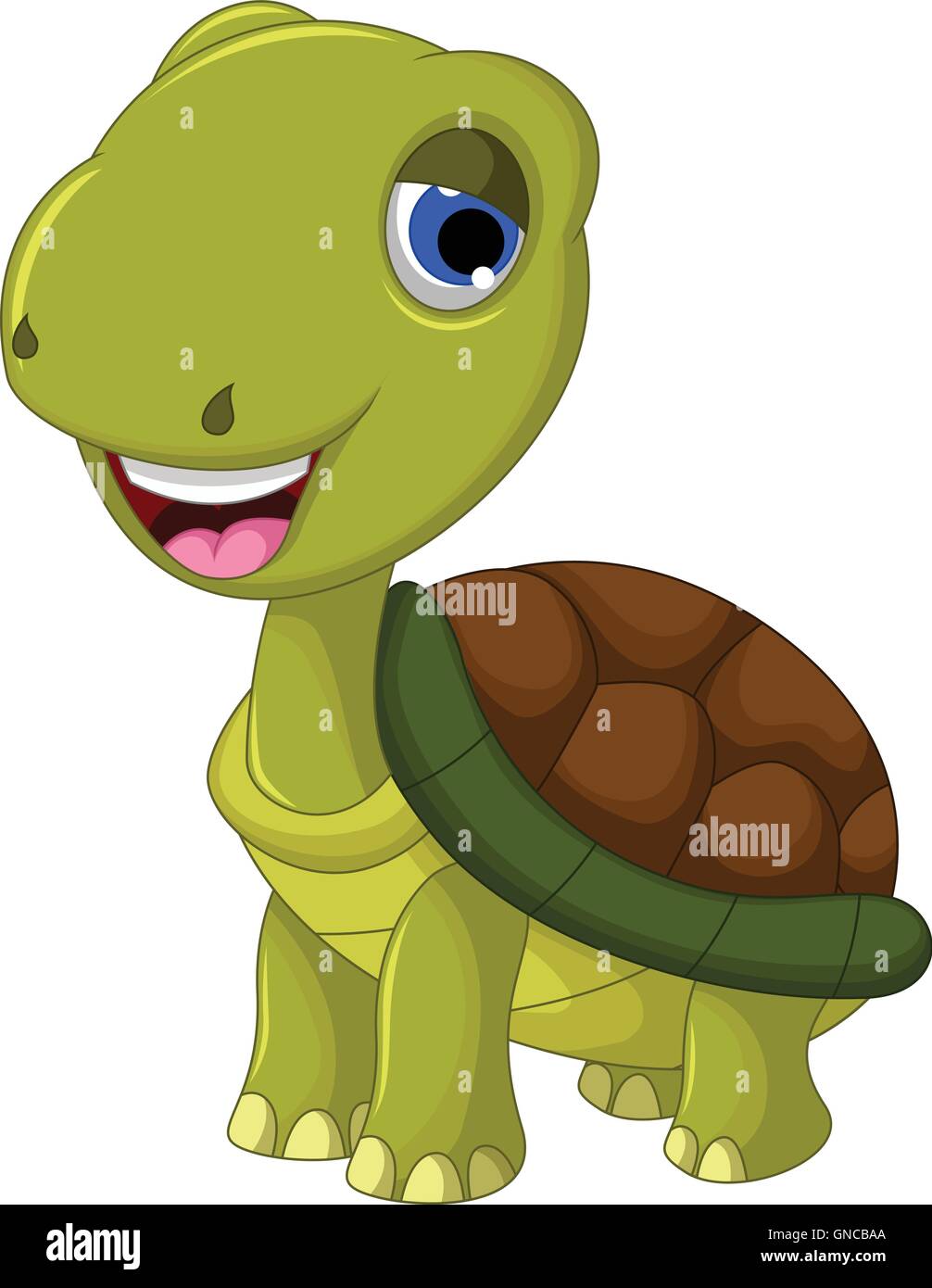 Cut dessin de tortue pour vous concevoir Illustration de Vecteur