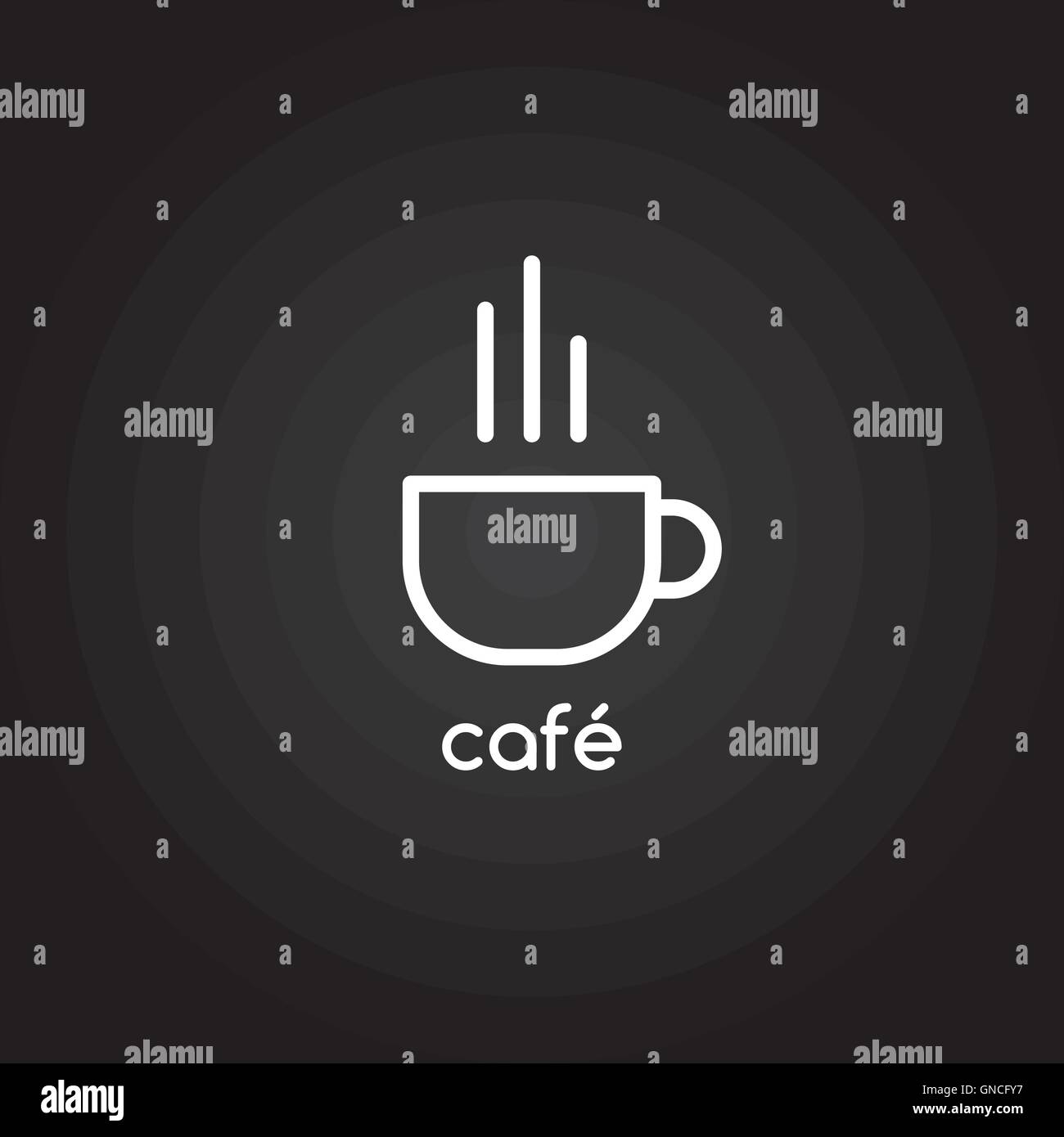 Thème Coffee cup Illustration de Vecteur