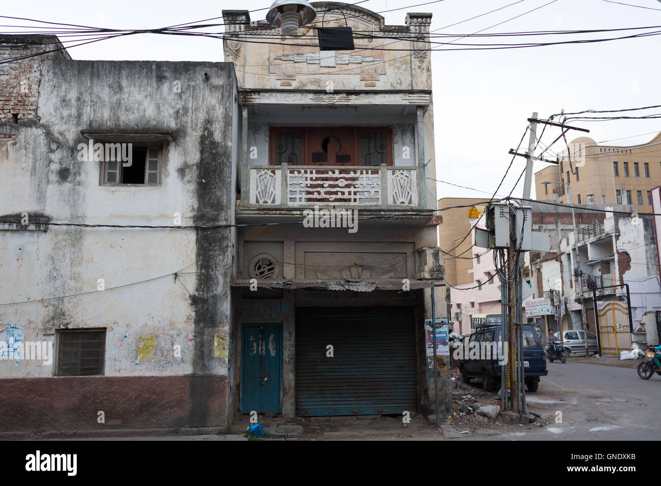 Un vieux bâtiment à Hyderabad Banque D'Images
