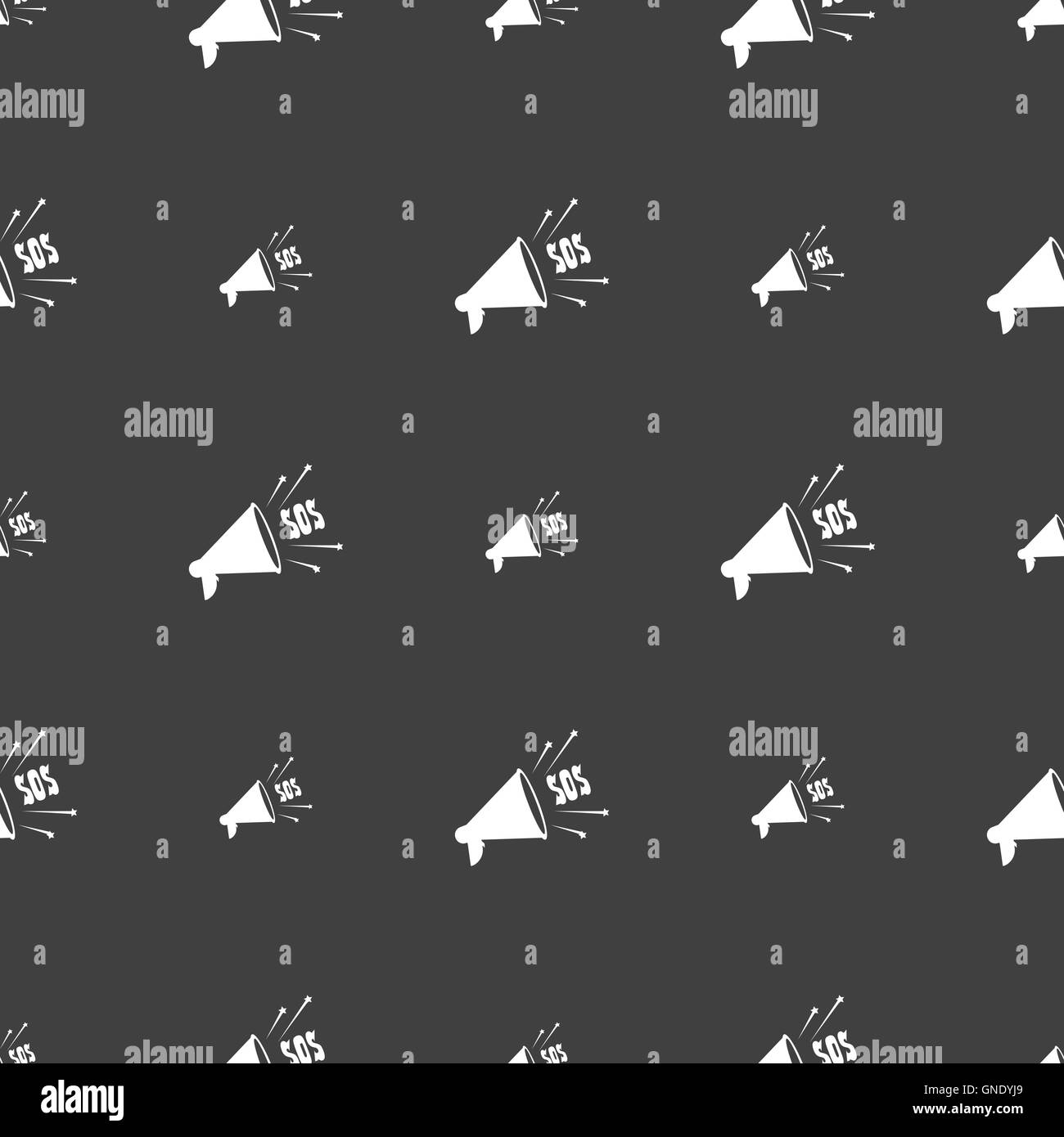 Le président signe l'icône web sos. Motif transparente sur un fond gris. Vector Illustration de Vecteur