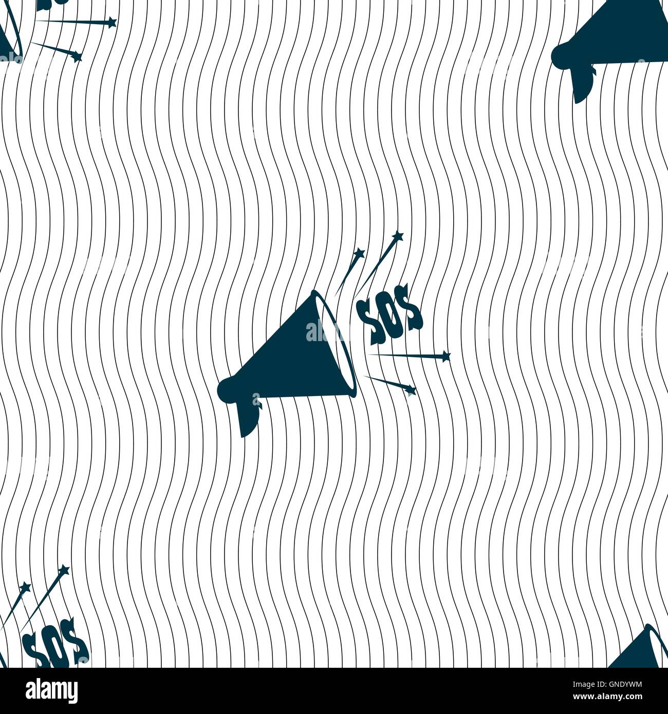 Le président signe l'icône web sos. Motif géométrique transparente avec la texture. Vector Illustration de Vecteur