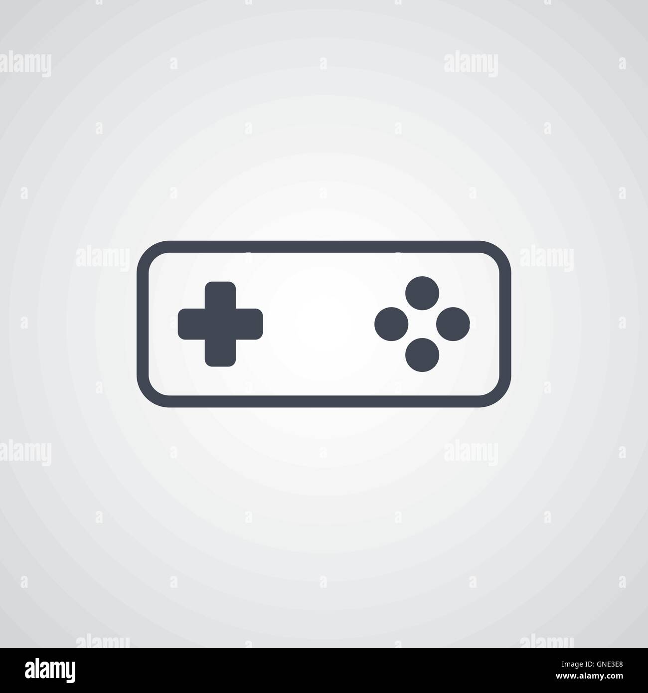 Console de jeux manette Illustration de Vecteur