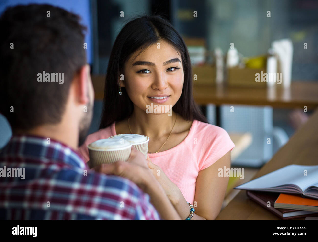 Couple romantique date Banque D'Images