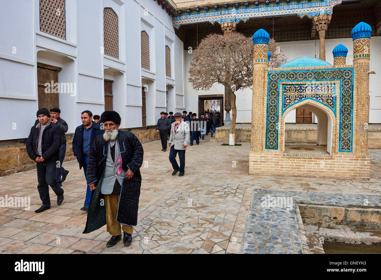 L'Ouzbékistan, Boukhara, Unesco world heritage, Bahouddin Naqshbandi, mosquée spirituel soufi memorial Banque D'Images