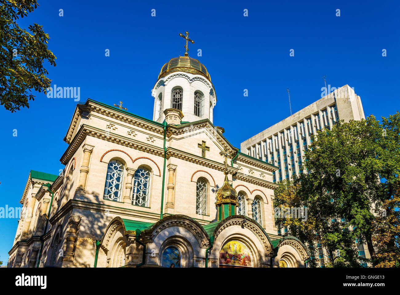 Transfiguration du Sauveur, une cathédrale à Chisinau - Moldova Banque D'Images