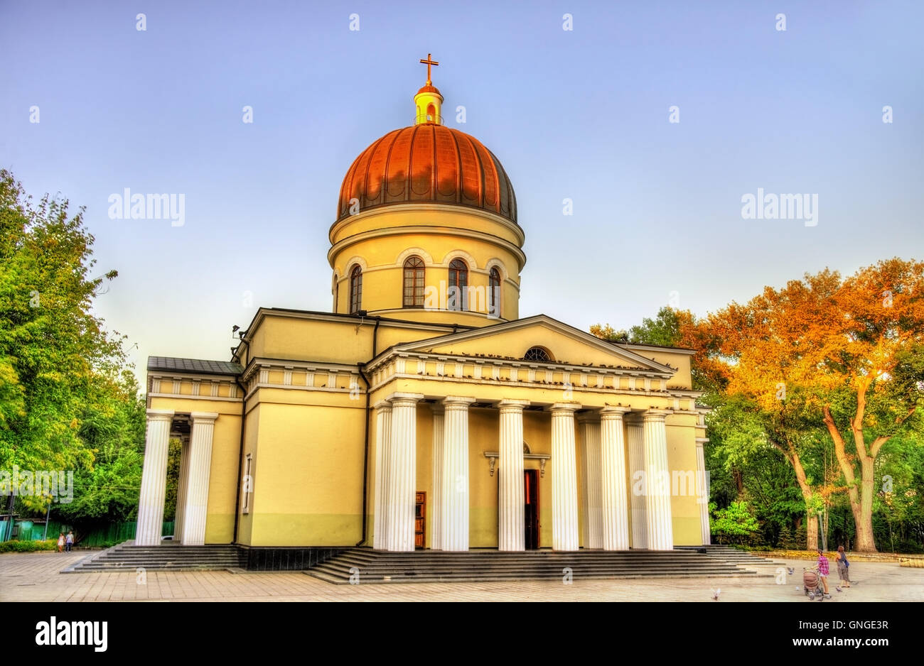 La Cathédrale de Christ Nativité à Chisinau - Moldova Banque D'Images