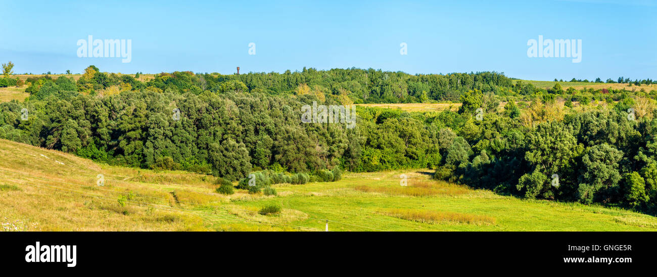 Paysage de la montagne russe, l'Europe centrale Banque D'Images