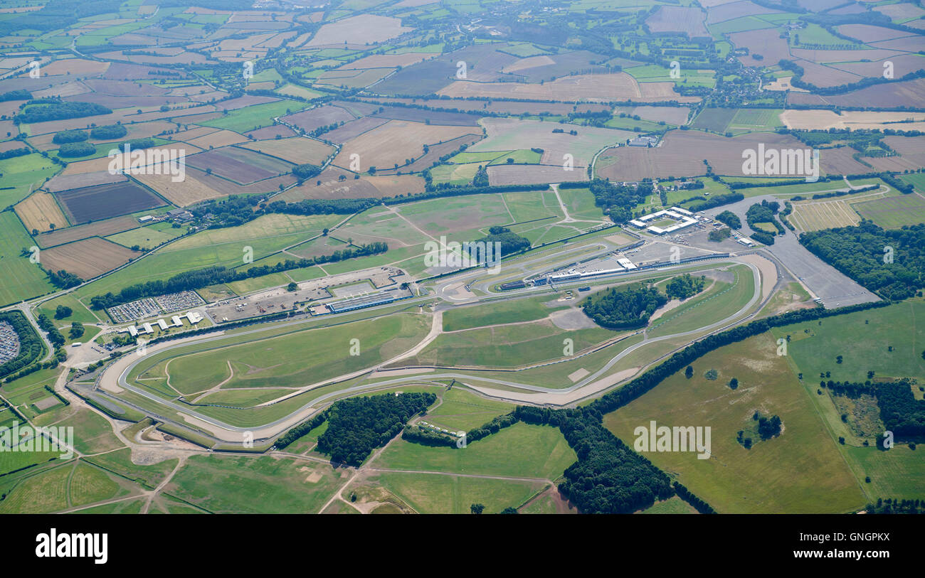 Donnington Park, Circuit de course automobile, East Midlands, Angleterre, RU Banque D'Images